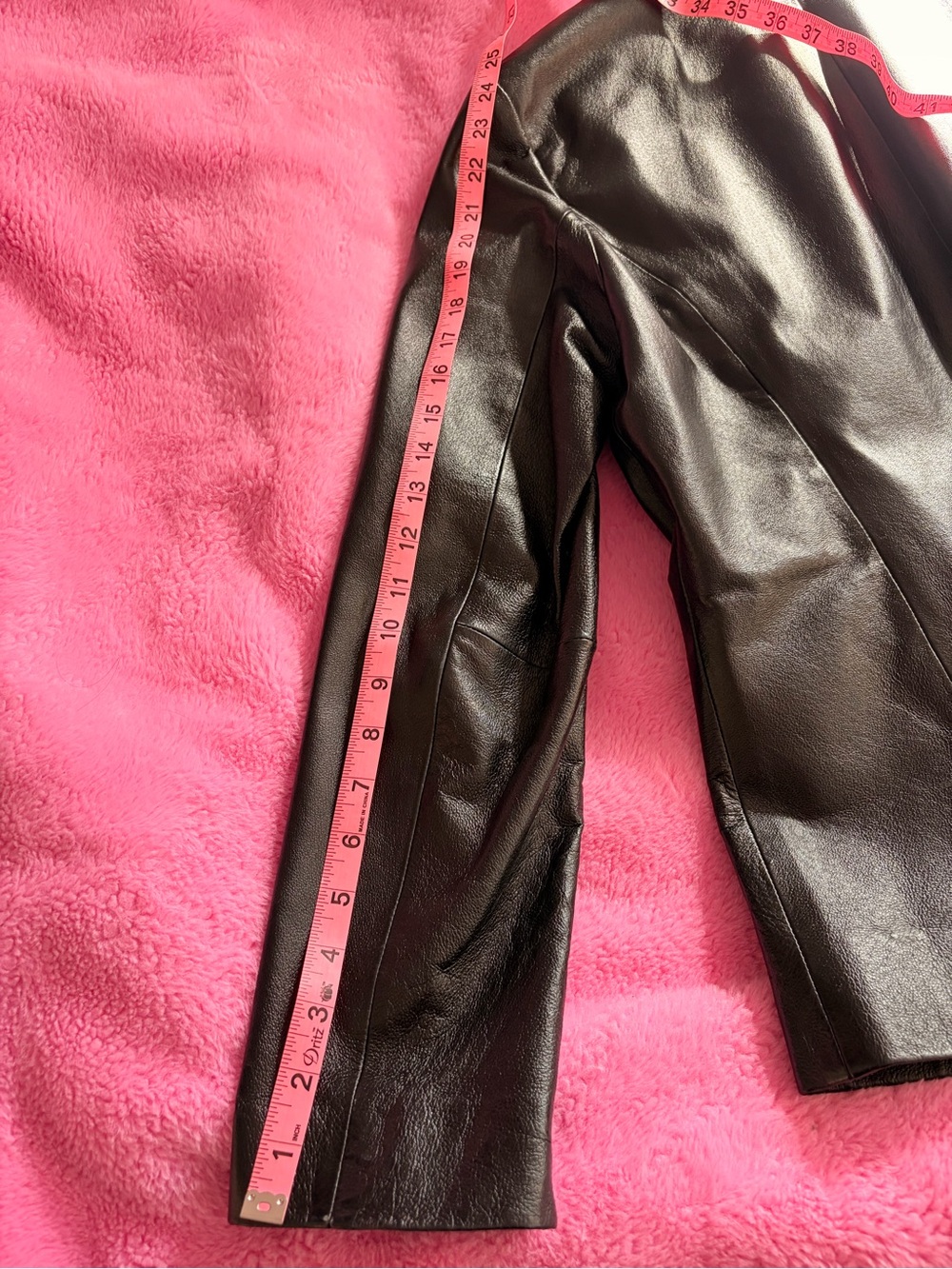 Wilsons Genuine Leather Black Zip-Front Women's Leather Jacket Medium - Picture 8 of 15